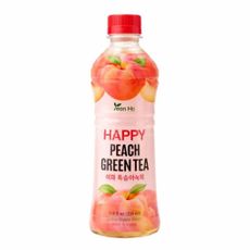 REFR.CHA VERDE HAPPY C/PESSEGO YEONHO 350ML