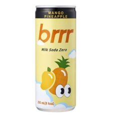 BRRR BEB MILK SODA ZERO MANGA C/ABACAXI 30X1 250ML