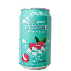 SUCO DE LICHIA COM NATA DE COCO
