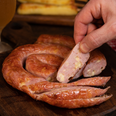 Linguiça Toscana com Queijo de Coalho