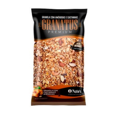 GRANOLA PREMIUM COM CASTANHAS E AMÊNDOAS 500G