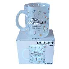 Caneca de Vidro Toda Extraordinária