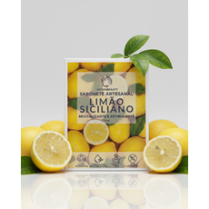 Sabonete glicerinado arrtesanal de Limão Siciliano 100g