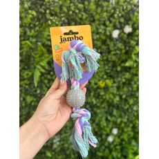 Corda Dental Plastic Bola Pastel Jambo Pet