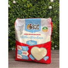 Areia Great Pet Biodragradável Fina 3,8kg
