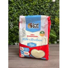 Areia Great Pet Biogradável Fina 2kg