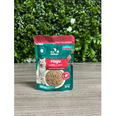 Sache Ragu Carne Gato 80g Pet Delícia