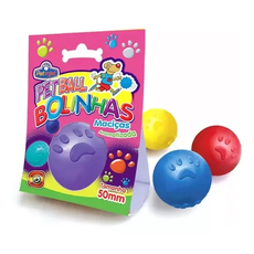 BOLA MACICA PETBALL PATINHA 55MM DP C/12