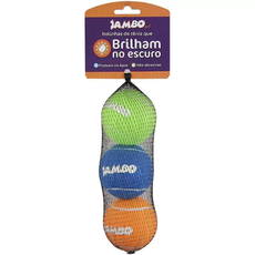 BOLA FLUORESCENTE COM 3
