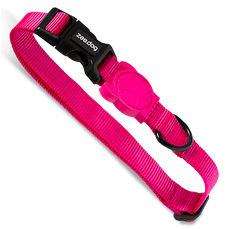 COLEIRA ZEE DOG PARA CACHORROS PINK LED M