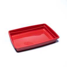 BANDEJA HIGIENICA FURACAO PET VERMELHA POP