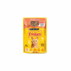 FRISKIES UMIDA SALMAO AO MOLHO GATOS 85G