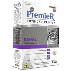 PREMIER GATOS AD NUTRICAO CLINICA RENAL 1,5 KG