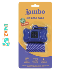 PORTA SACOLA NEW JAMBO ROXO COM 2 ROLOS