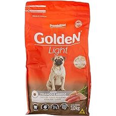 GOLDEN CAES AD FORMULA MINI BITS LIGHT PORTE PEQ. FRANGO E ARROZ 3 KG