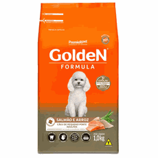 GOLDEN CAES AD FORMULA MINI BITS SALMAO E ARROZ 1KG