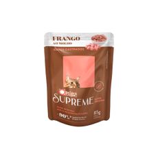QUATREE SUPREME SACHE GATOS CASTRADOS FRANGO 85G