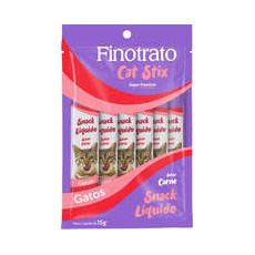 FINOTRATO CAT STIX CARNE 15GR (PACOTE C/ 6 UNDS)
