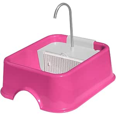 FONTE QUADRADA FURACAOPET BIVOLT - ROSA