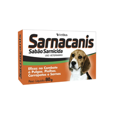 SABONETE SARNICIDA SARNACANIS 80G VETBRAS PET(E) -  REF NAT260