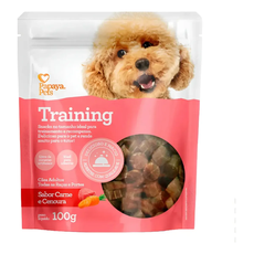 TRAINING CARNE/CENOURA 100G PAPAYA PETS