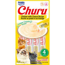 CHURU CAT GALINHA E QUEIJO 56G (PACOTE C/4 UNDS)