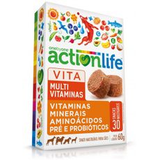 MINI SNACK ACTIONLIFE S.PET 60G VITAM - UN