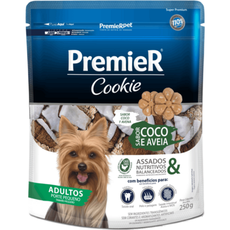 PREMIER CAES COOKIE AD RP COCO/AVEIA250G
