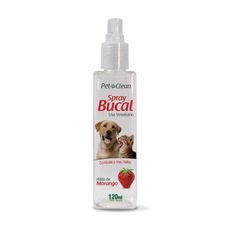 SPRAY BUCAL MORANGO 120ML PET CLEAN
