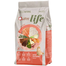 QUATREE LIFE GATOS CASTRADOS SALMAO E ARROZ 1KG
