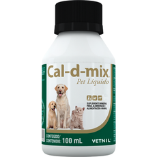 CAL-D-MIX PET LIQUIDO 100ML - UN
