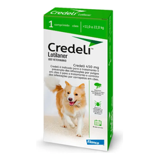 CREDELI 450 MG - 11 A 22 KG - (1 COMPRIMIDO. FRACIONADO DA CX ORIGINAL COM 3)