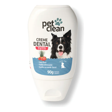 CREME DENTAL TUTTI FRUTTI 90G PET CLEAN