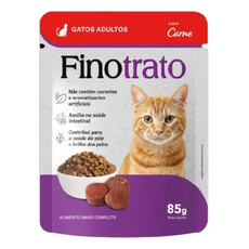 FINOTRATO SACHE GATOS AD CARNE 85G 