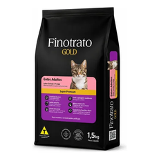 FINOTRATO GOLD SALMAO FRANGO GATOS CASTR 1,5KG - UN