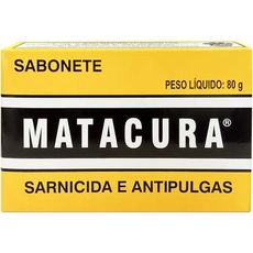SABONETE SARNICIDA/ANTIPULGAS 80G MATACURA PET