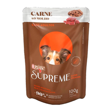 QUATREE SUPREME SACHE CAES ADULTOS CARNE 100G