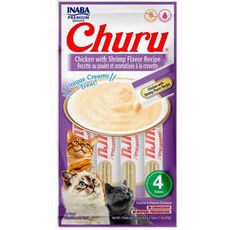 CHURU CAT GALINHA E CAMARÃO 56G (PACOTE C/4 UNDS)