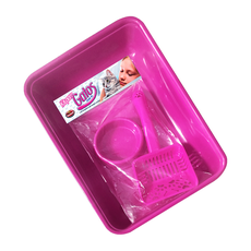 KIT GATOS C/ 3 PECAS FURACAOPET ROSA