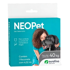 NEOPET CAO 4,02ML ACIMA DE 40KG - 1 PIPETA DA CX ORIGINAL COM 3