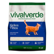 AREIA HIGIENICA VIVA VERDE LP 4KG