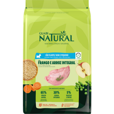 RACAO GUABI NATURAL CAO FILHOTE MP FRAGO/ARROZ 20 KG