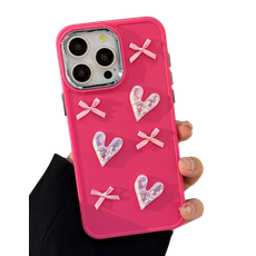 Capa Coração e Laço Pink