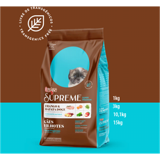 Quatree supreme filhotes raças pequenas 3kg