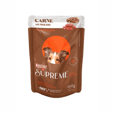Quatree Supreme Sachê Cães Adultos Carne ao Molho 100g