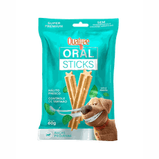 Quatree Snacks Sticks Sabor Menta para Cães Raças Pequenas 60g
