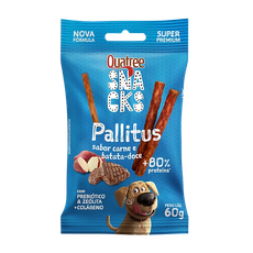 Quatree Snacks Pallitus Sabor Carne E Batata Doce 60g