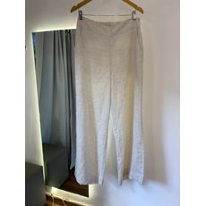 Calca Pantalona Linho Lux Cru