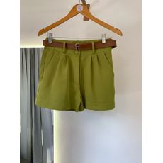 Short Alf Cinto Sintetico Verde