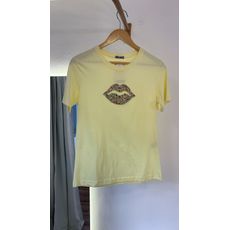 T-shirt Bordada Boca/Amarela